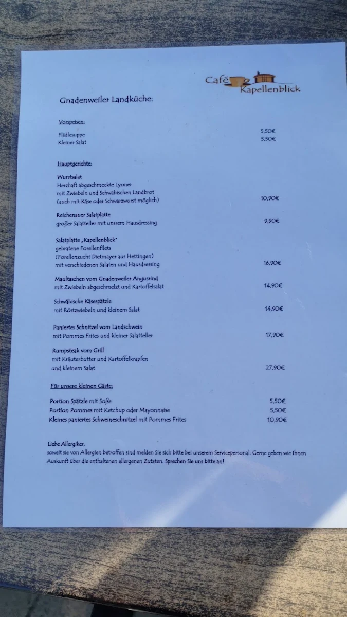 Speisekarte photo 3