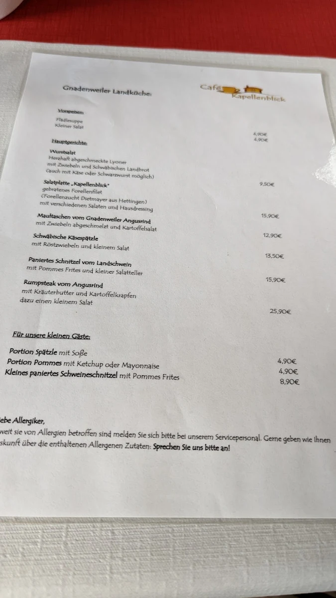 Speisekarte photo 4