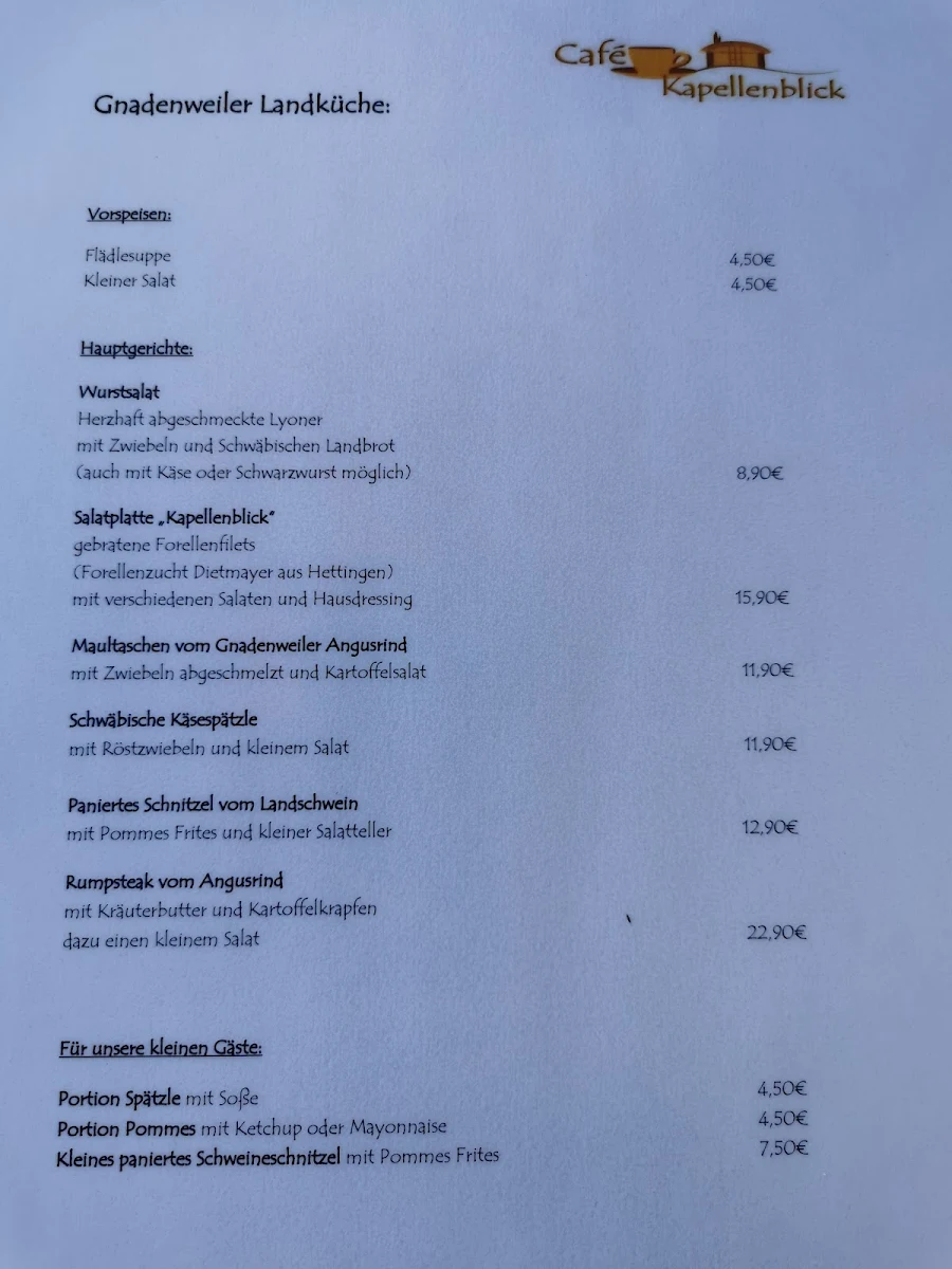 Speisekarte photo 5