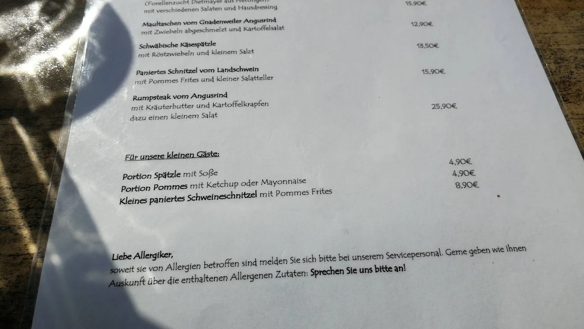 Speisekarte photo 7