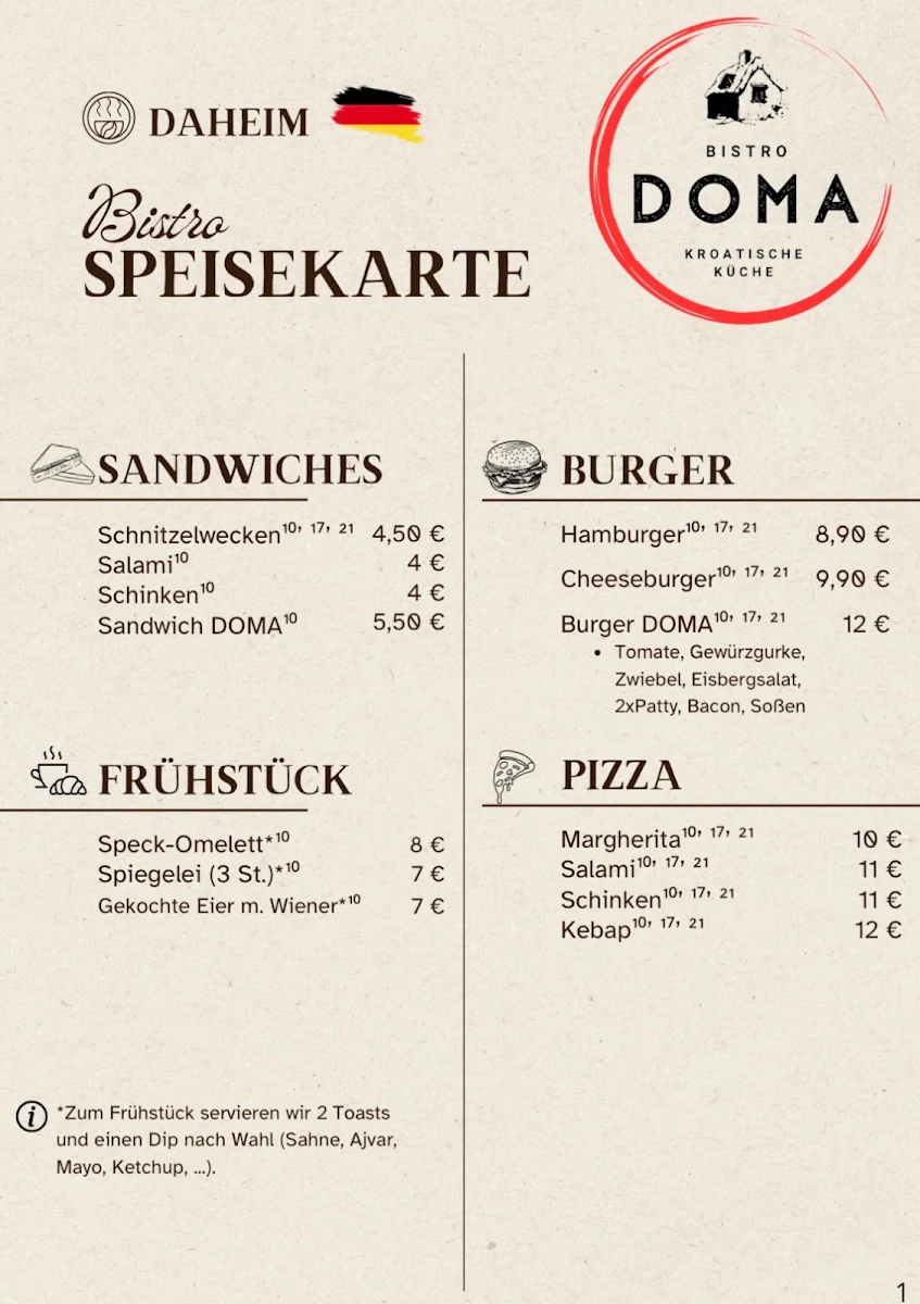 Speisekarte photo 3
