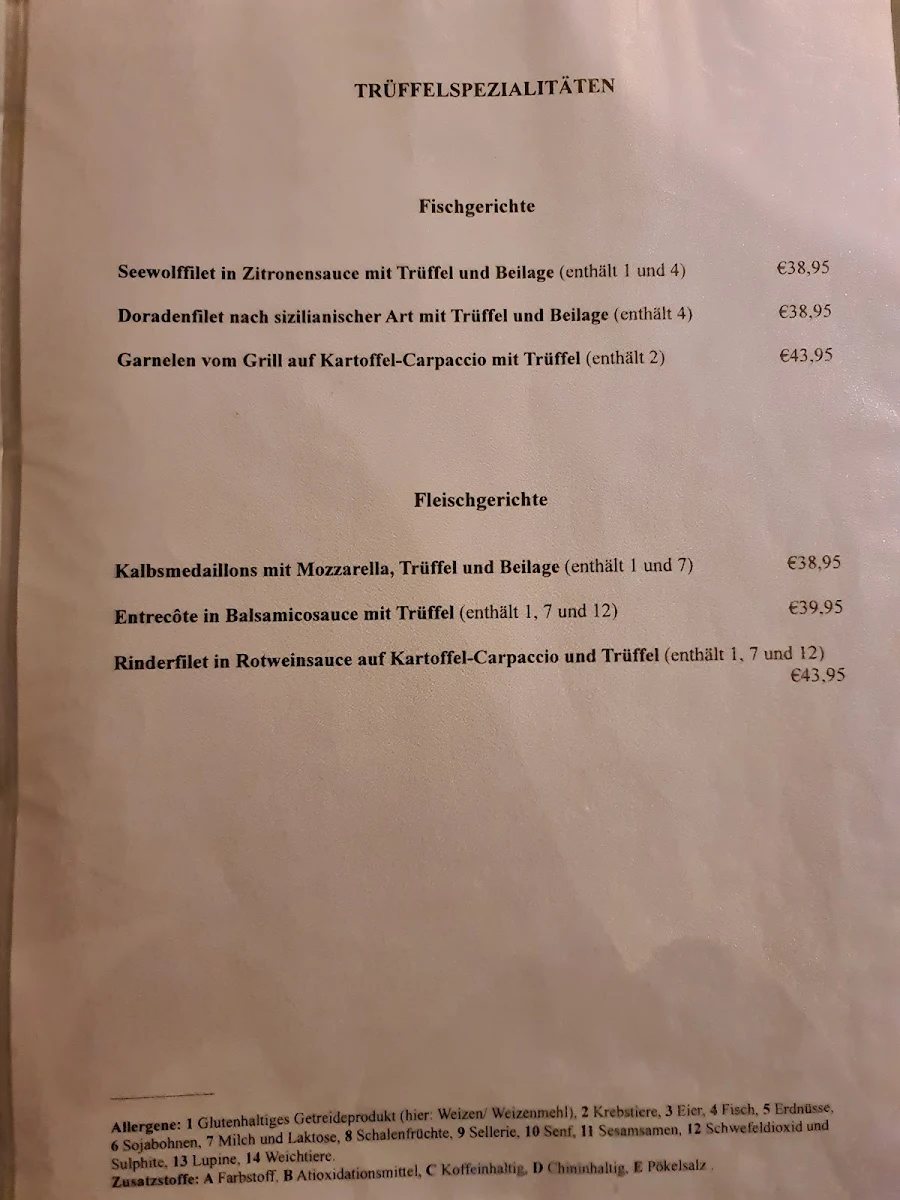 Speisekarte photo 1
