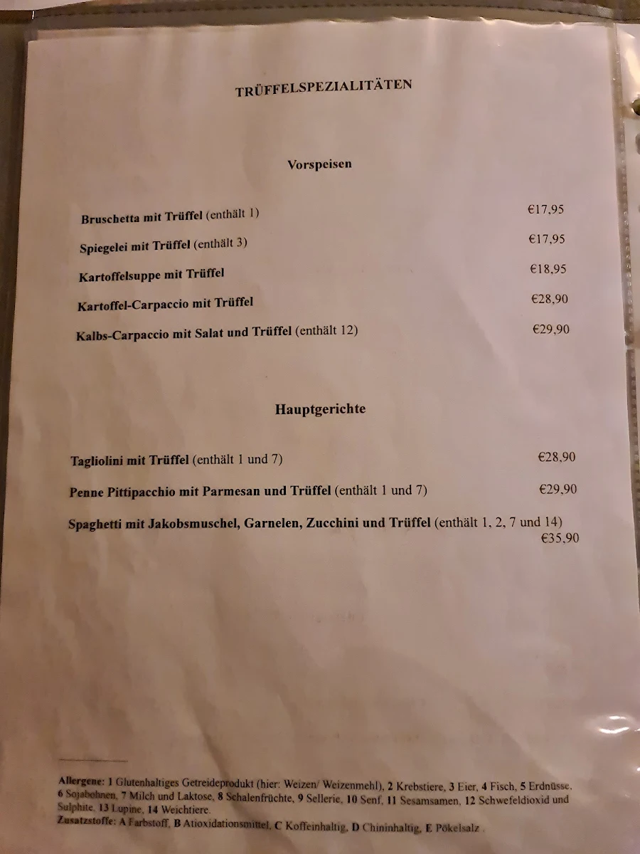 Speisekarte photo 2