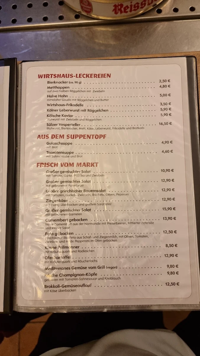 Speisekarte photo 5