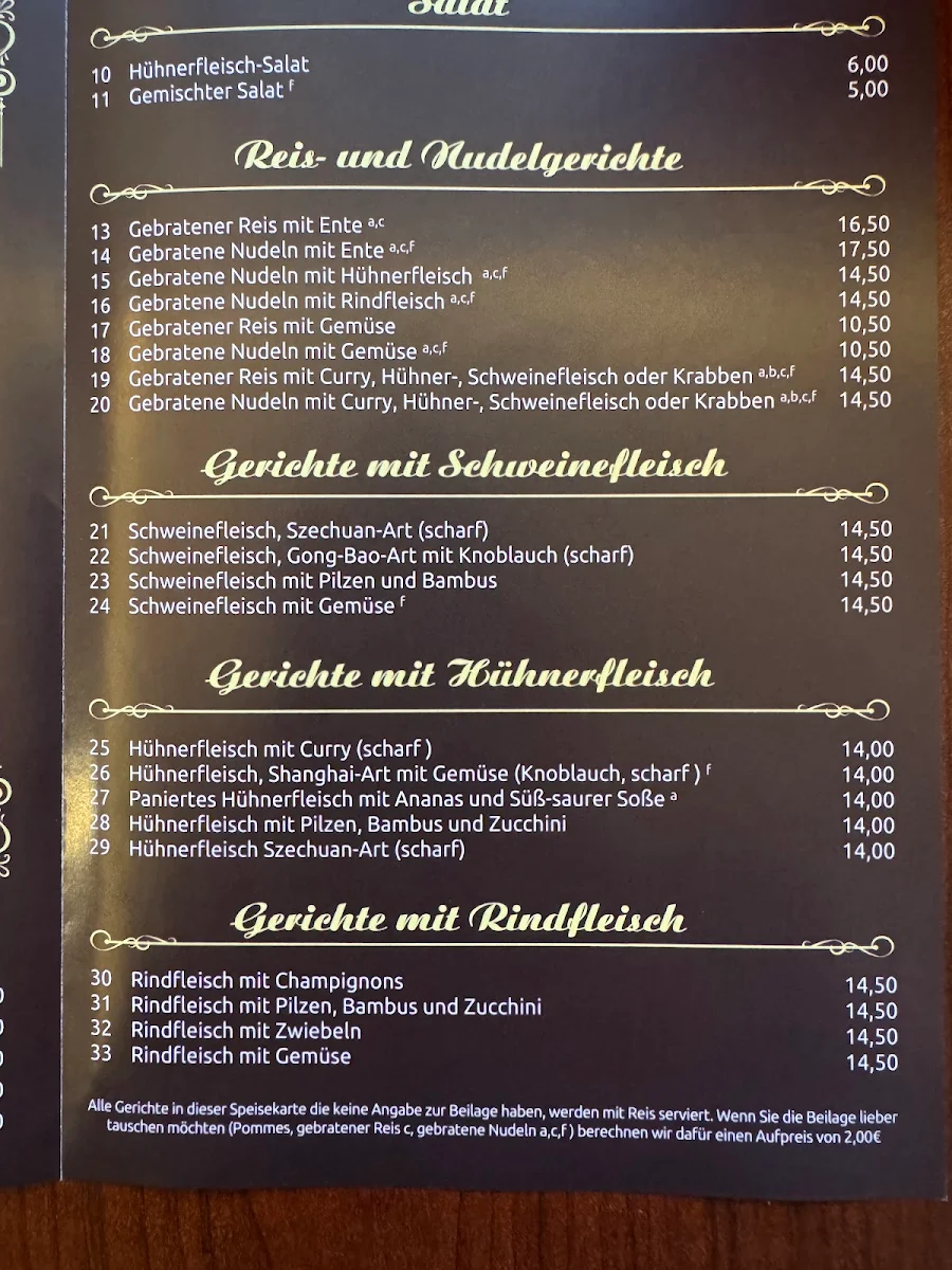 Speisekarte photo 2