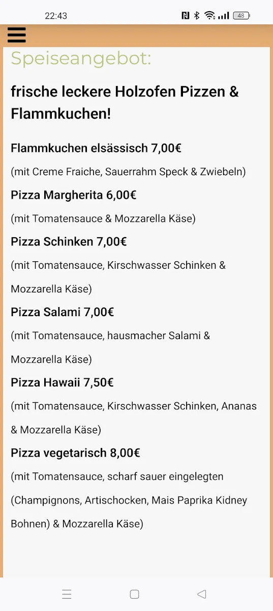 Speisekarte photo 1