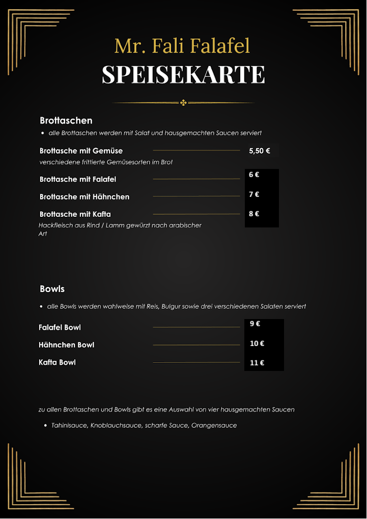 Speisekarte photo 2
