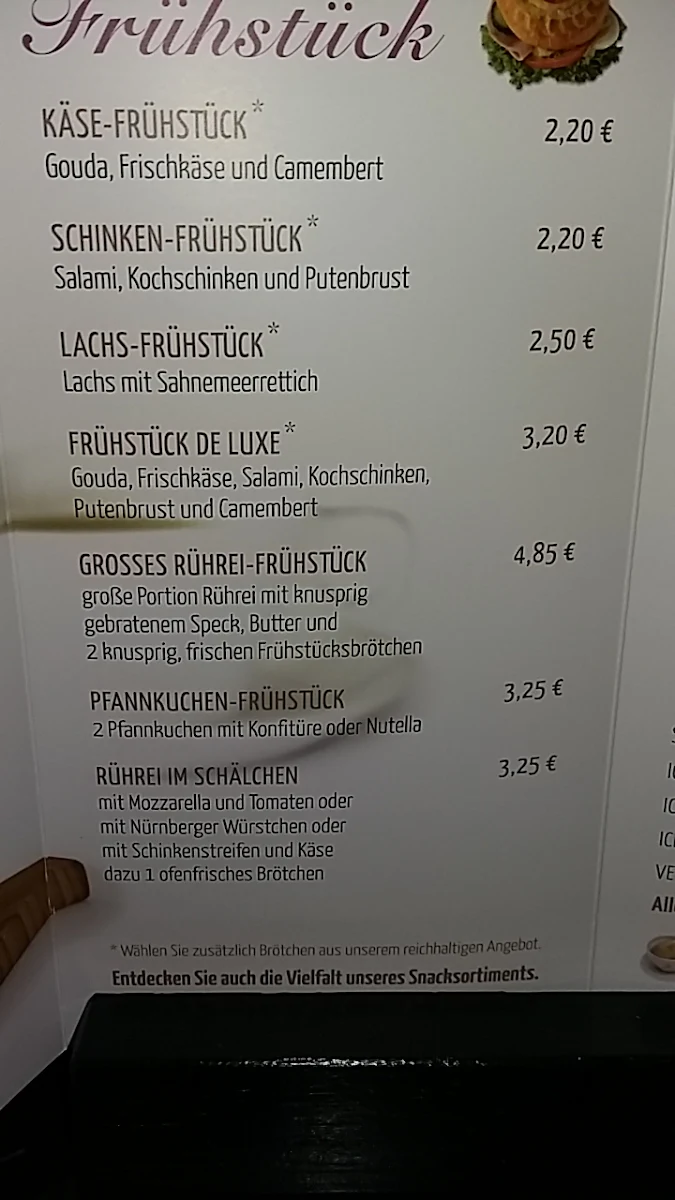 Speisekarte photo 1