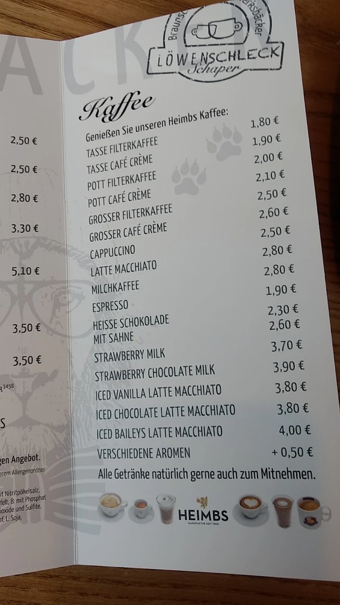Speisekarte photo 2