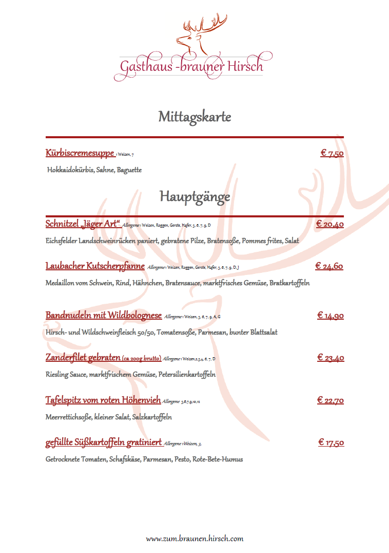 Speisekarte photo 1