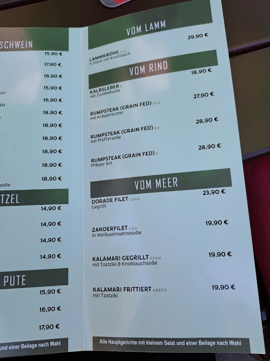 Speisekarte photo 3