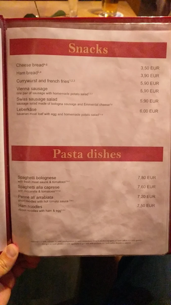 Speisekarte photo 2