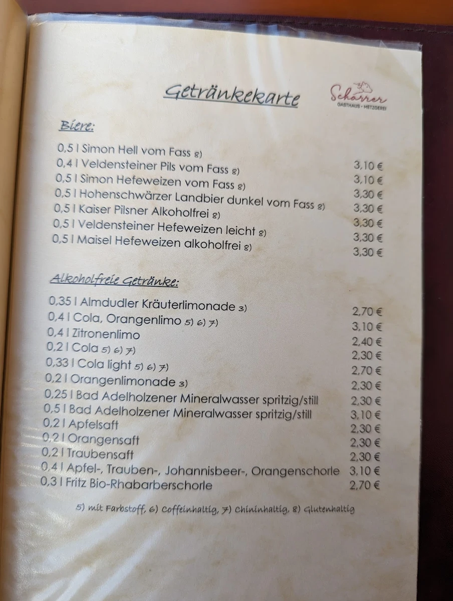 Speisekarte photo 3