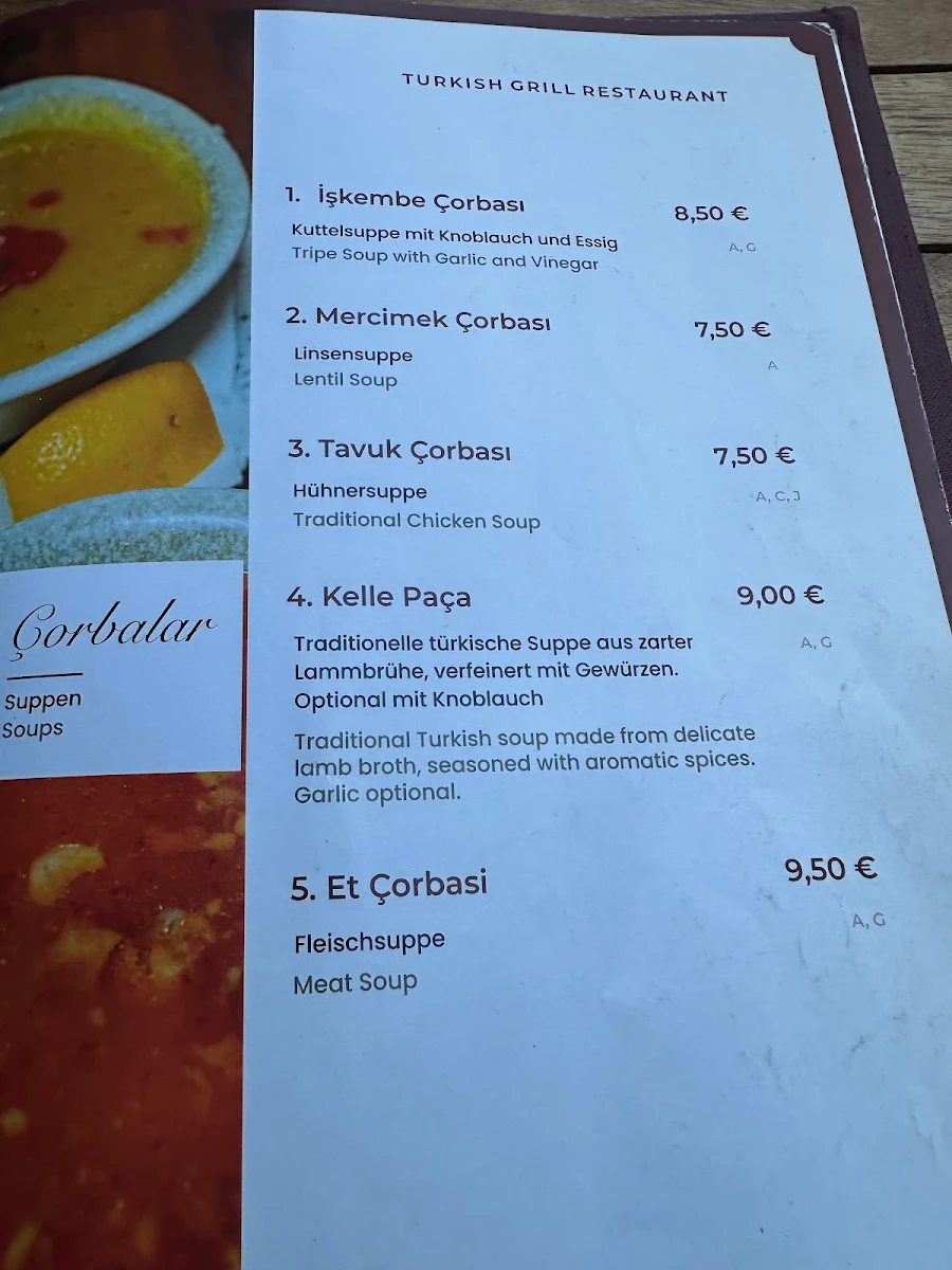 Speisekarte photo 2