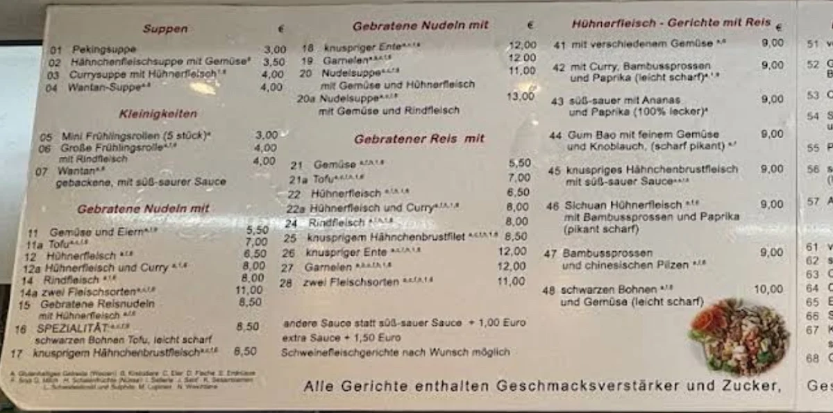 Speisekarte photo 3