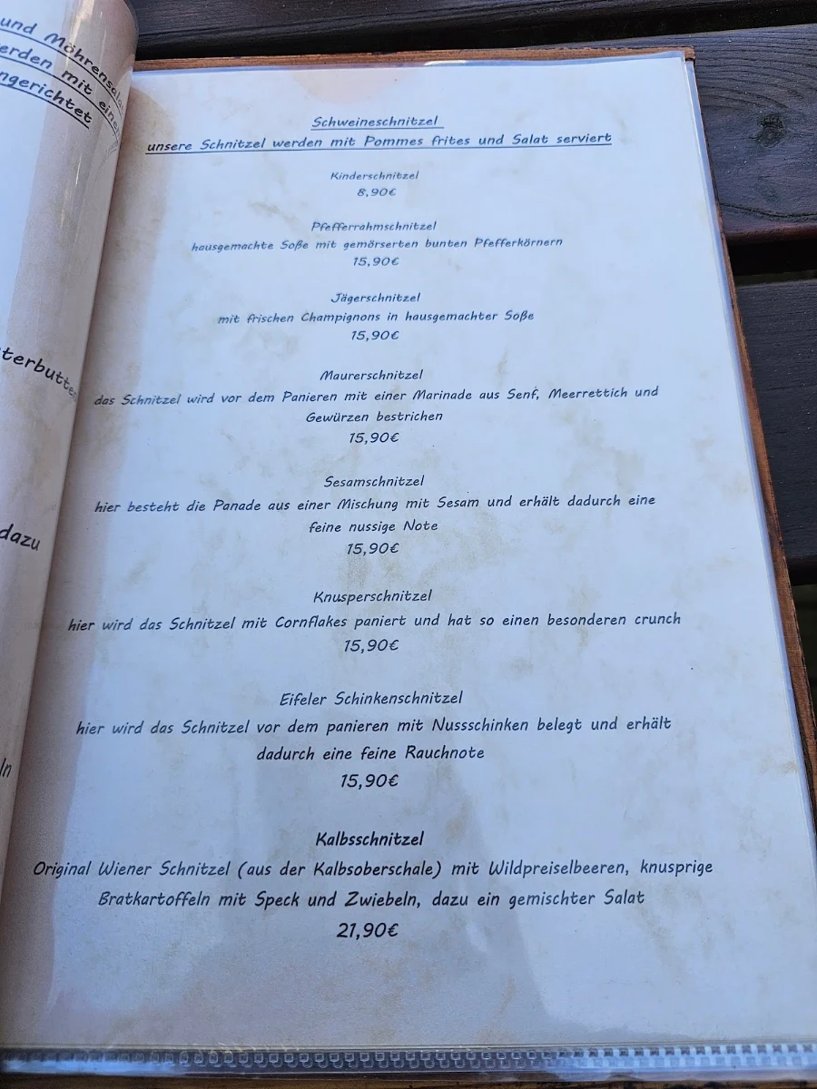 Speisekarte photo 1