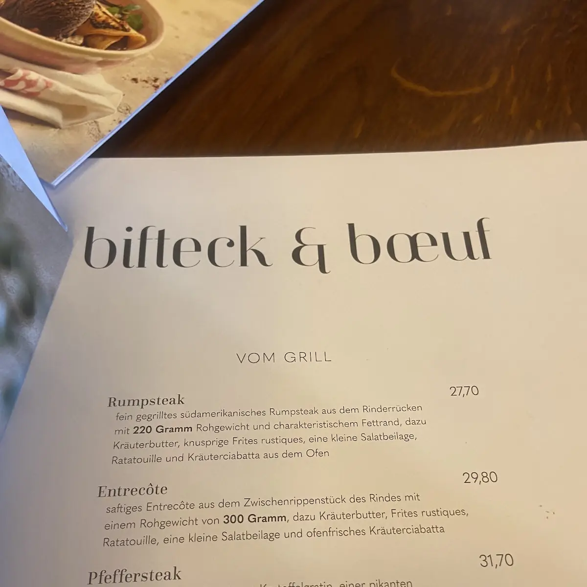 Speisekarte photo 2