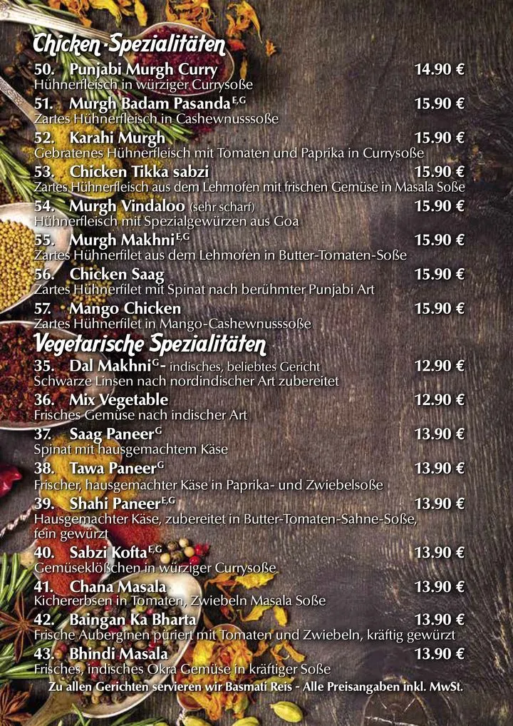 Speisekarte photo 6
