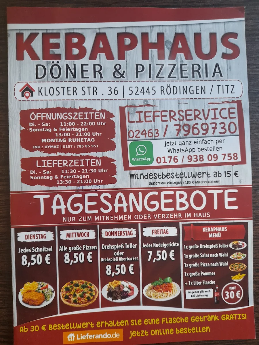 Speisekarte photo 3