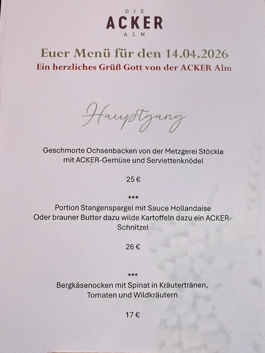 Speisekarte photo 1