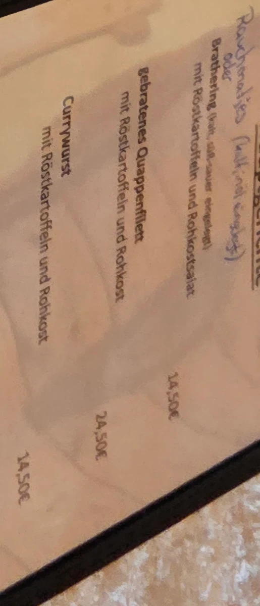 Speisekarte photo 6