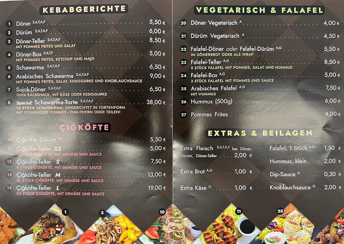 Speisekarte photo 2
