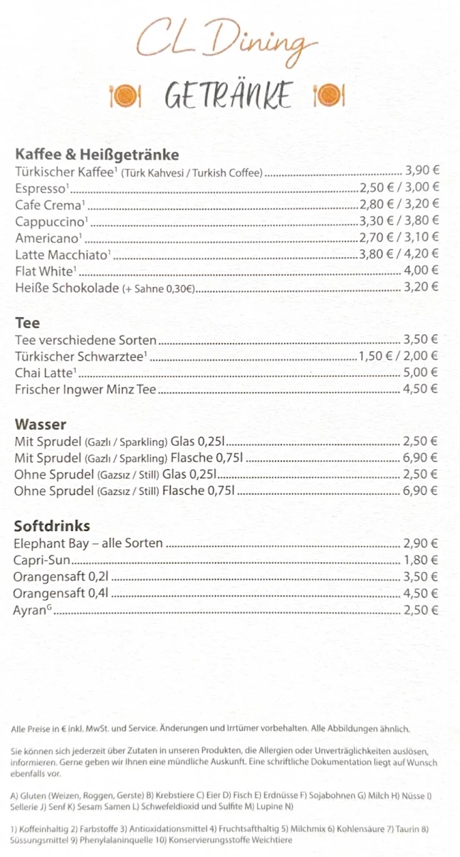 Speisekarte photo 1
