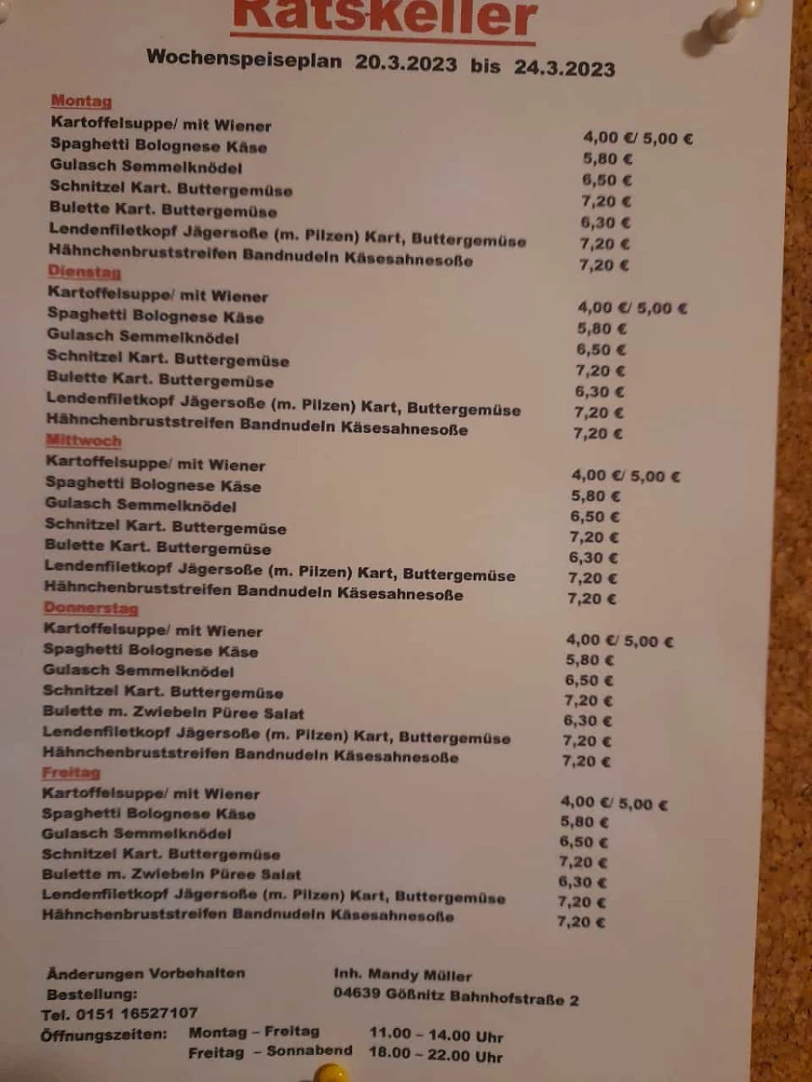 Speisekarte photo 4