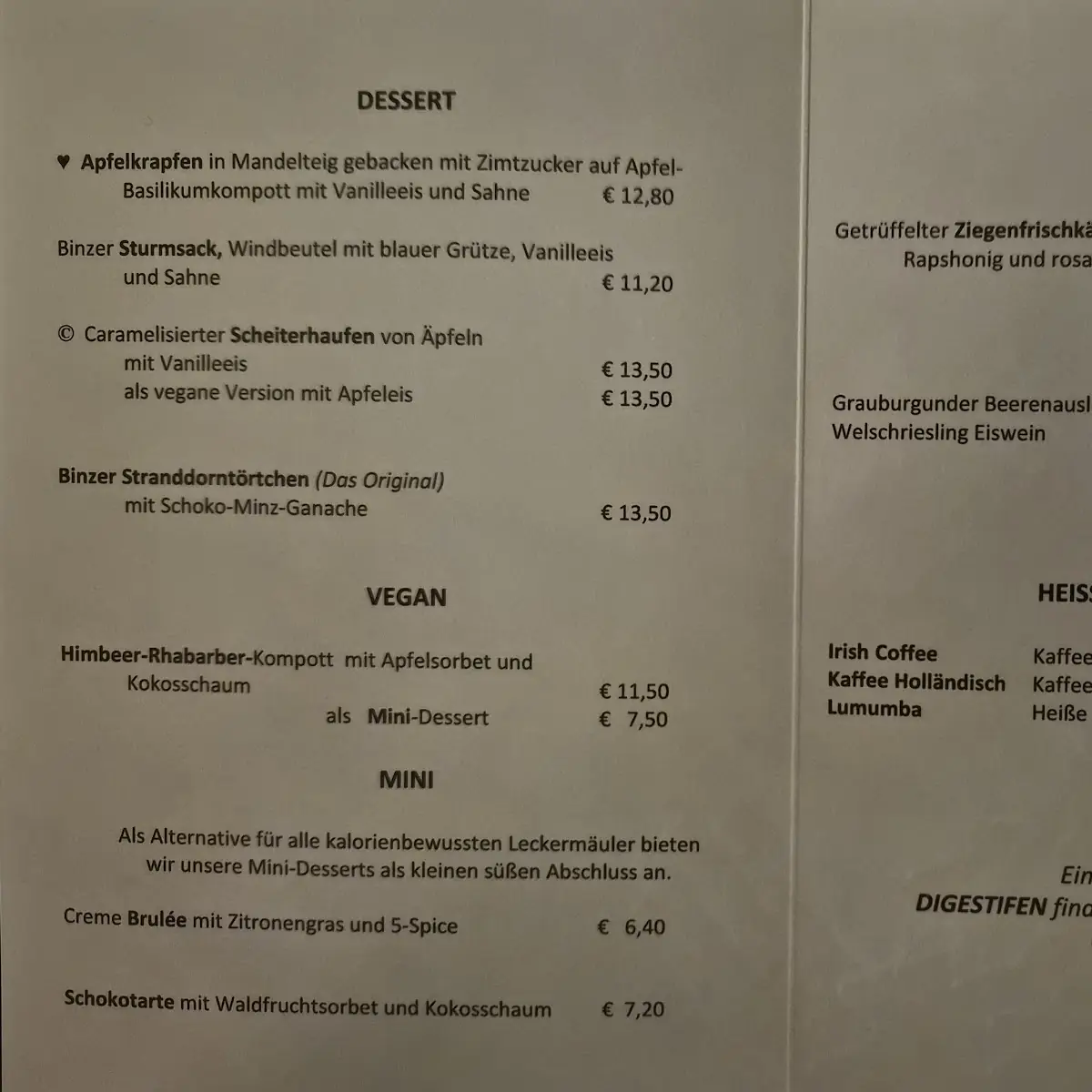 Speisekarte photo 6