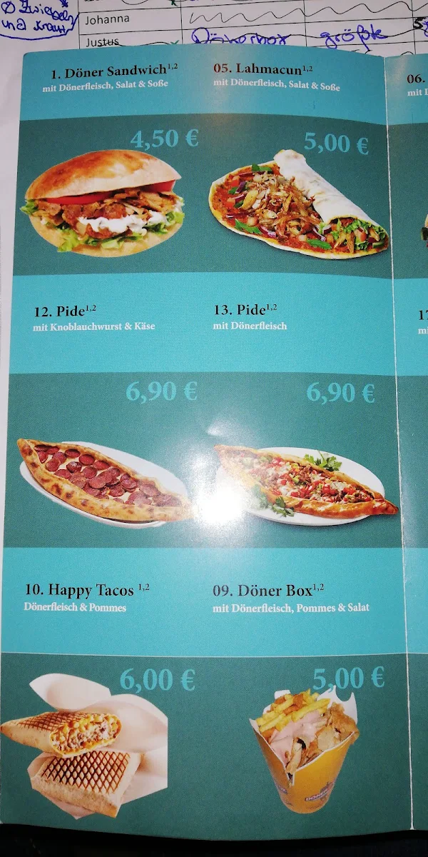 Speisekarte photo 2
