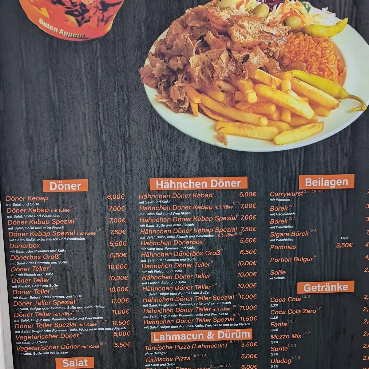 Speisekarte photo 3
