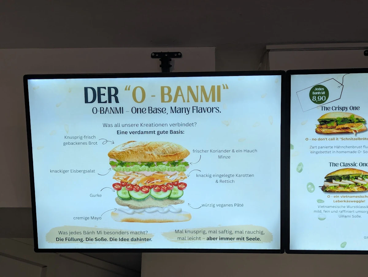 Speisekarte, O-BANMI