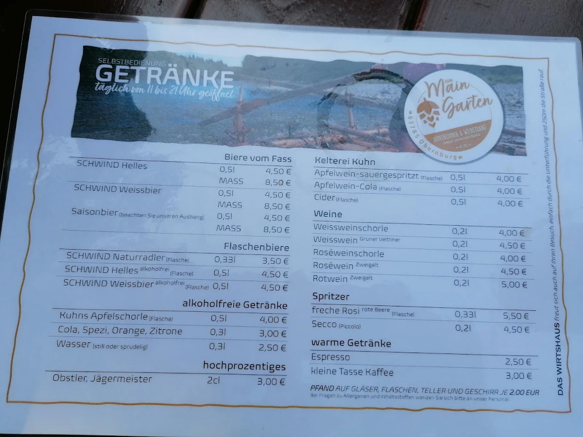 Speisekarte photo 1