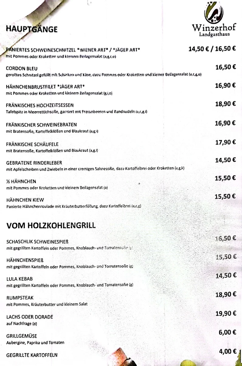 Speisekarte photo 3