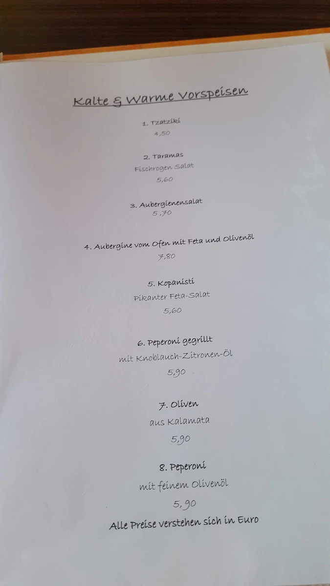 Speisekarte photo 2