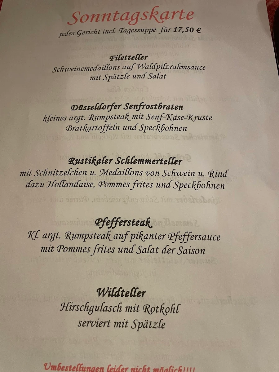 Speisekarte photo 1