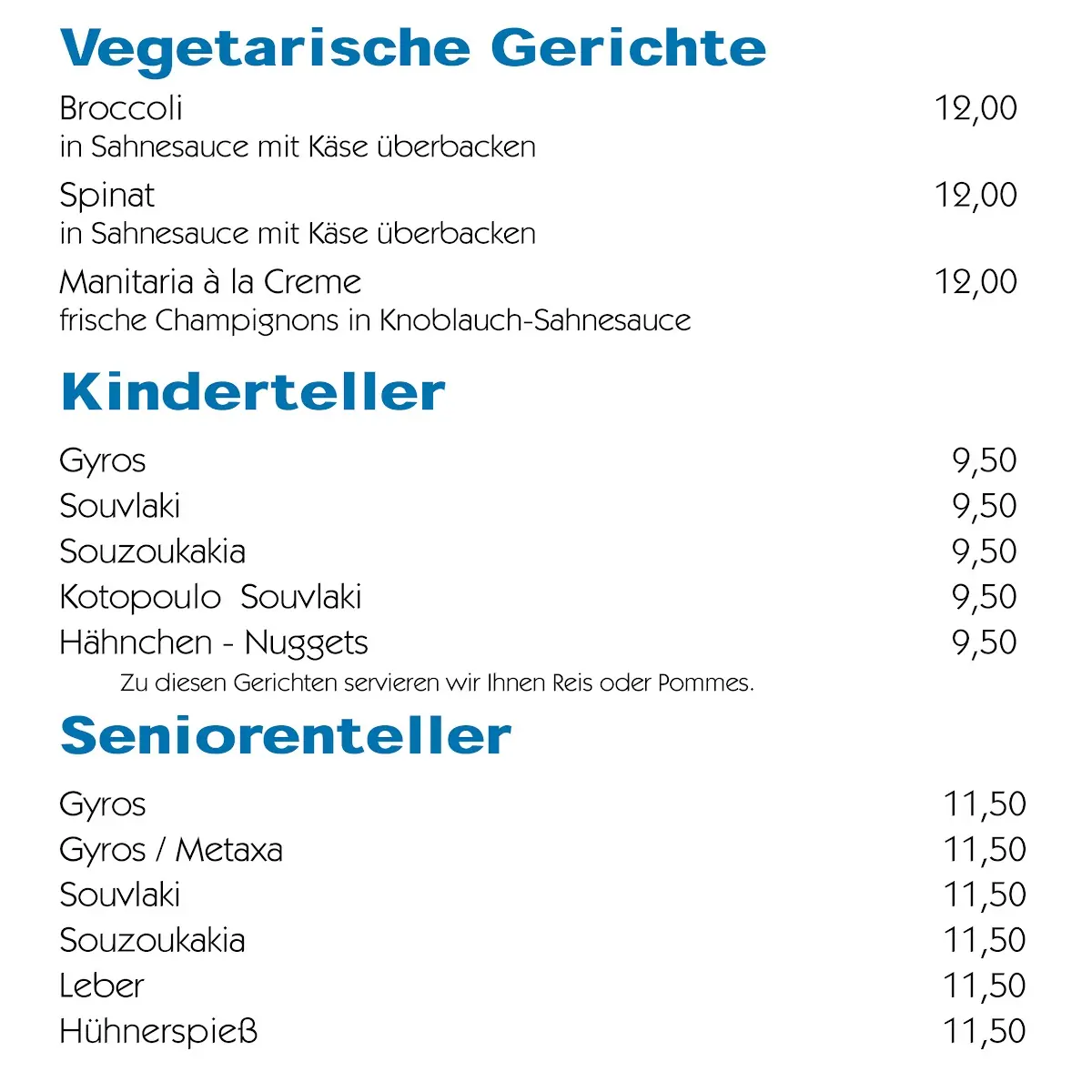 Speisekarte photo 4