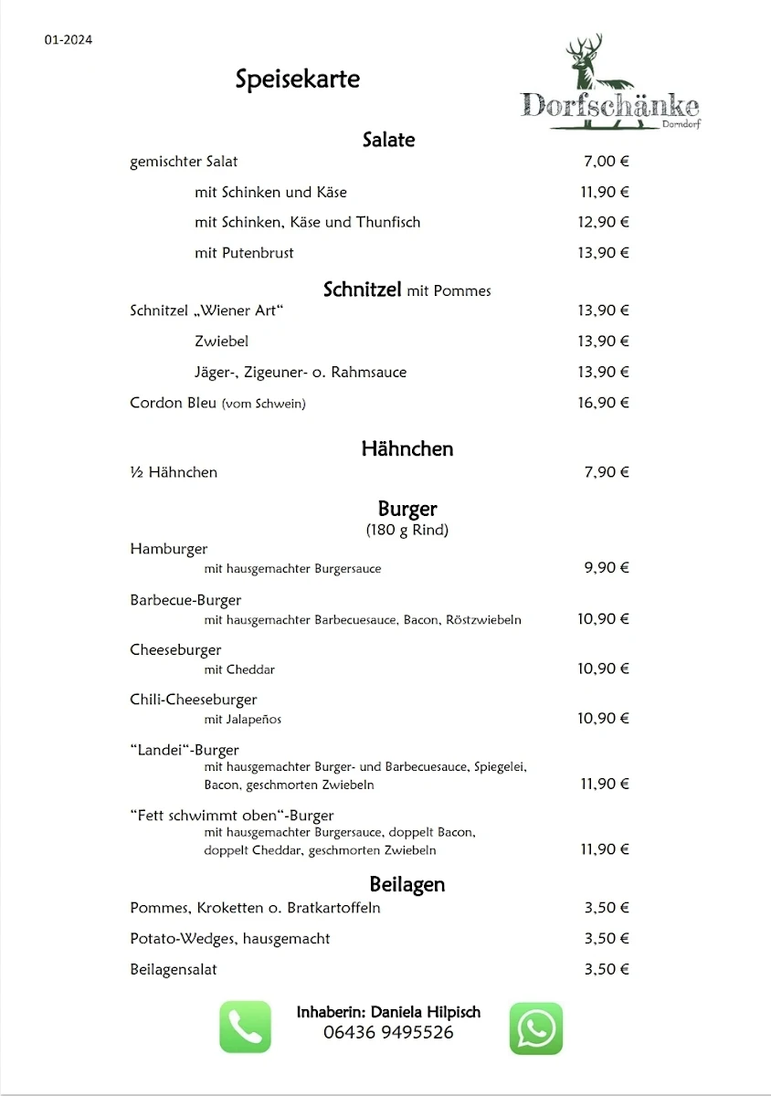 Speisekarte photo 1