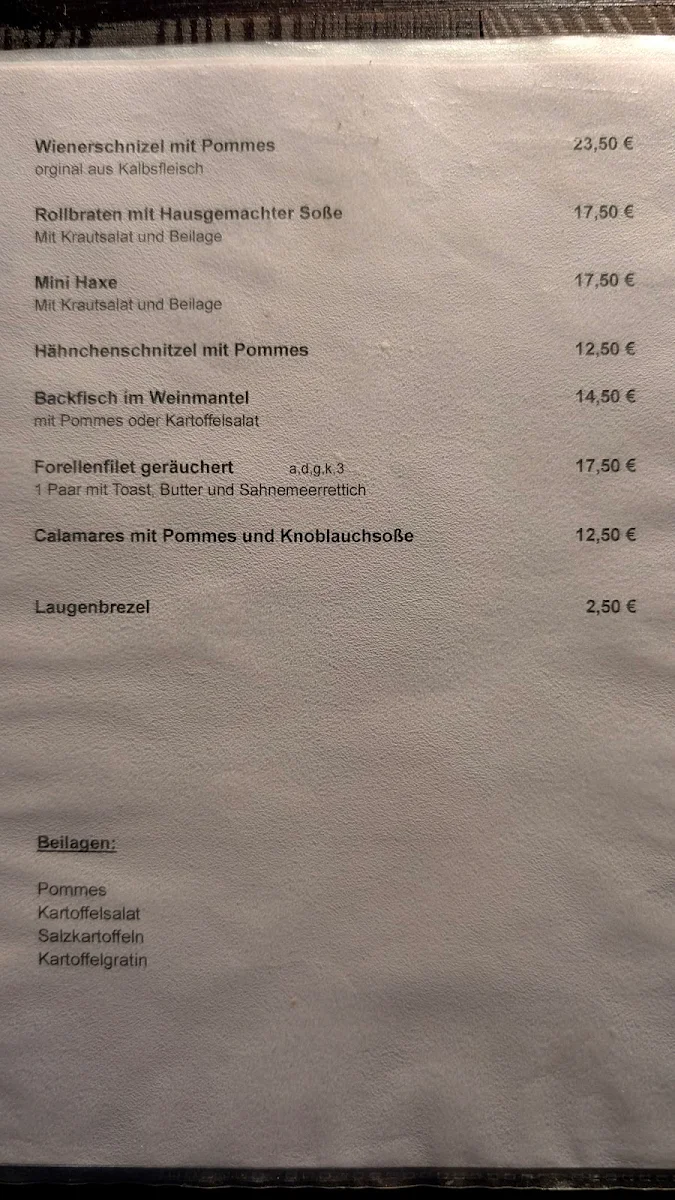 Speisekarte photo 3