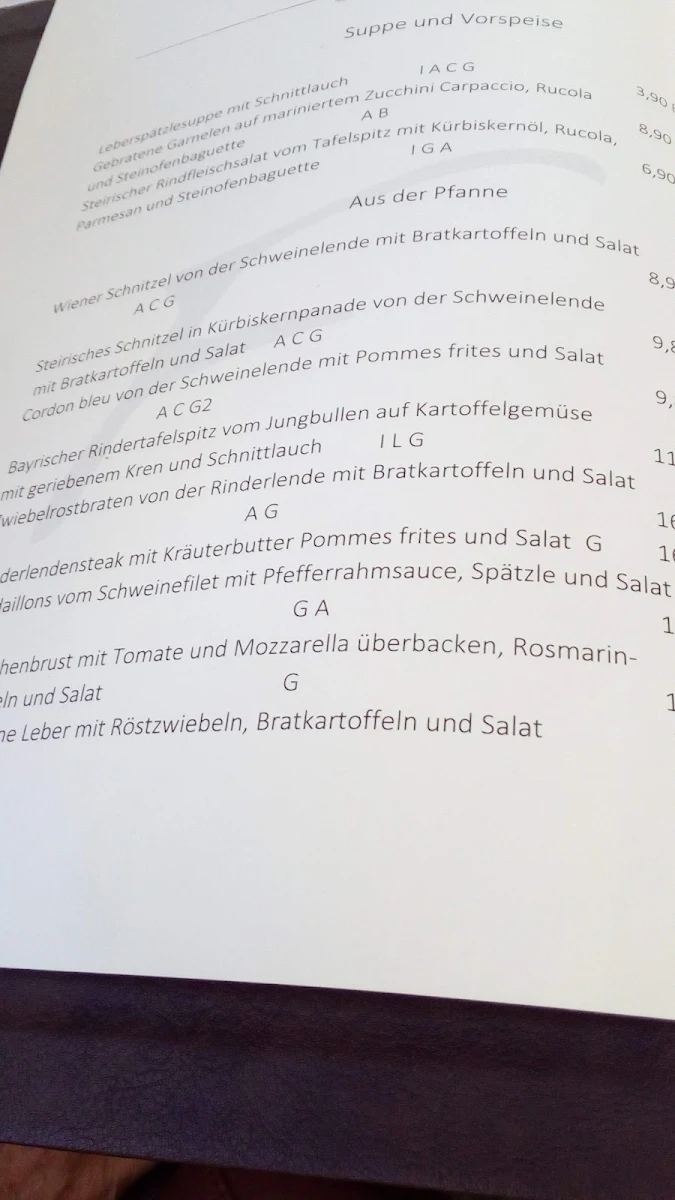 Speisekarte photo 4