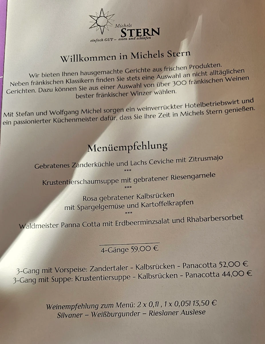Speisekarte photo 1
