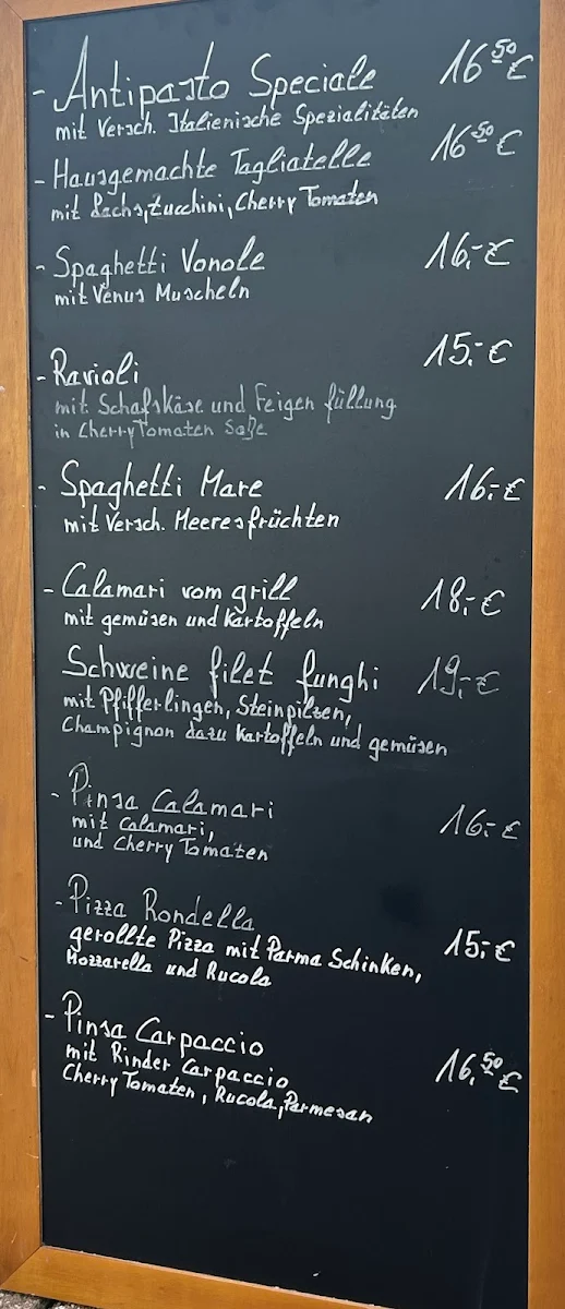 Speisekarte, Il Baretto