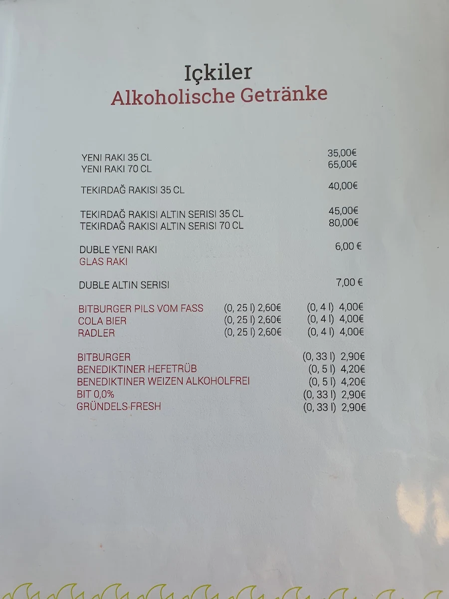 Speisekarte photo 5