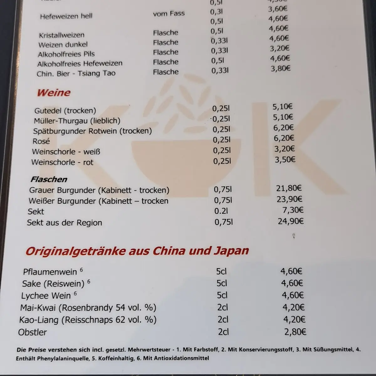 Speisekarte photo 6