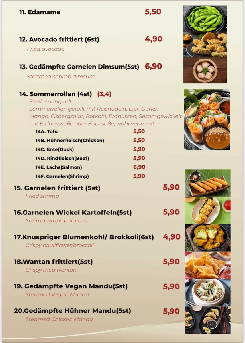 Speisekarte photo 9