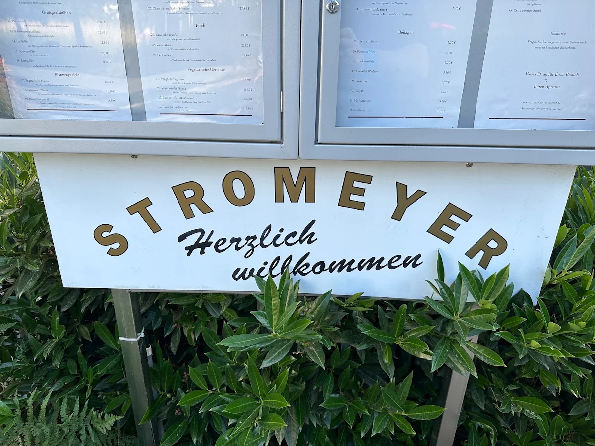 Speisekarte, Stromeyer - Die Bleiche Restaurant