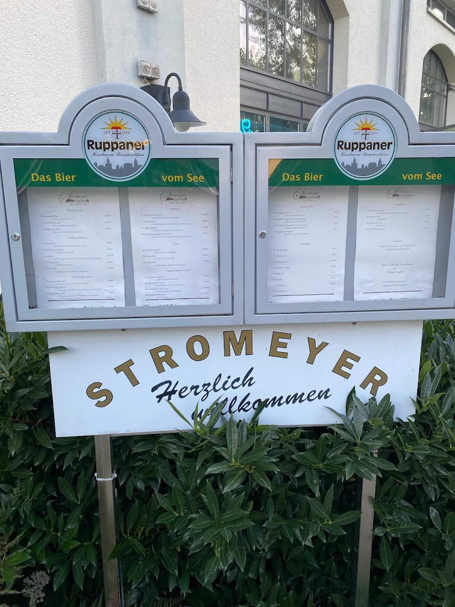 Speisekarte, Stromeyer - Die Bleiche Restaurant