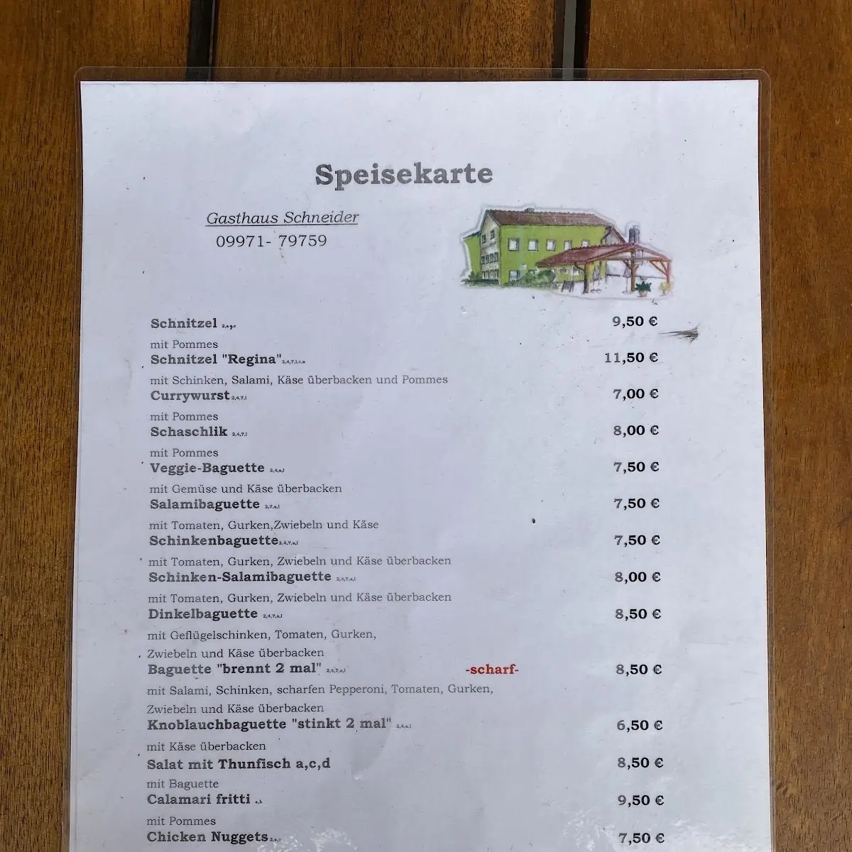 Speisekarte photo 1