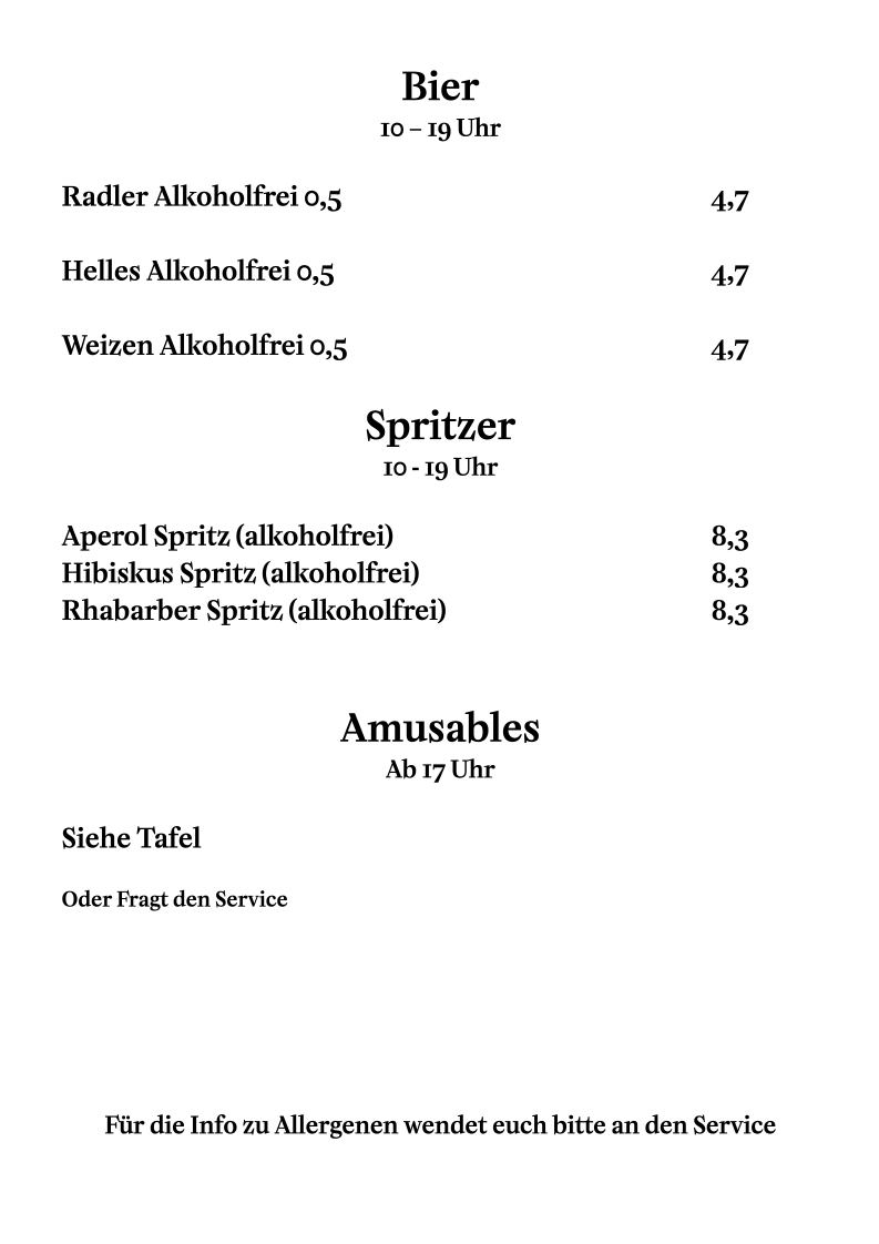 Speisekarte photo 5