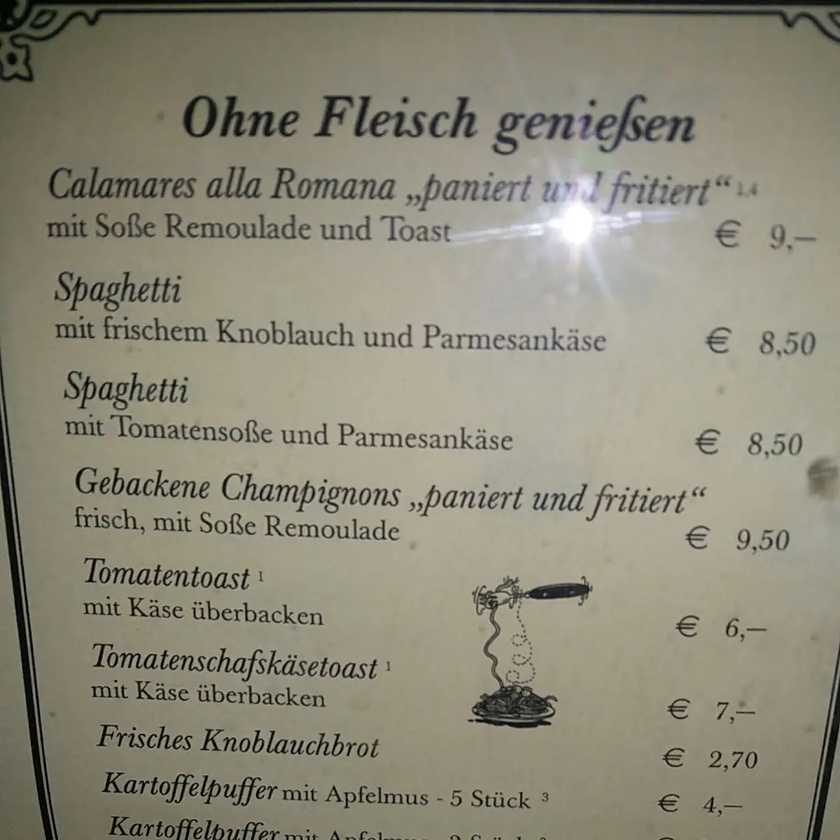 Speisekarte photo 2